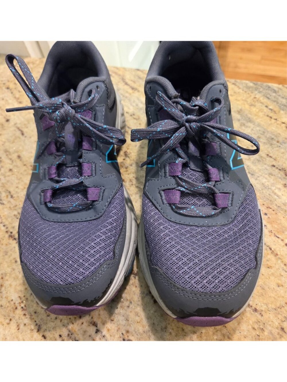 New Balance 510 v5 gray purple WT510CT5 Woman Size 8 Sneakers Retro Shoes - Picture 4 of 13
